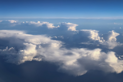 Nuages au dessus de l'Atlantique